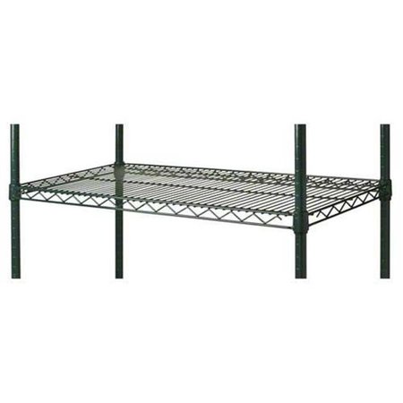 FOCUS FOODSERVICE Focus Foodservice FF3648GN 36 in. x 48 in. green epoxy coated wire shelf FF3648GN